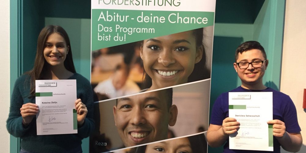 Erfolgreiche Bewerbung um Schülerstipendien