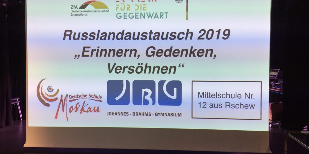 Deutsch-russischer Jugendaustausch zum ersten Mal in Bramfeld