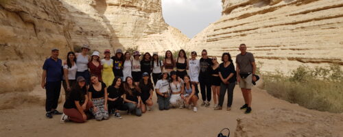 Schülerinnen des JBG in Israel